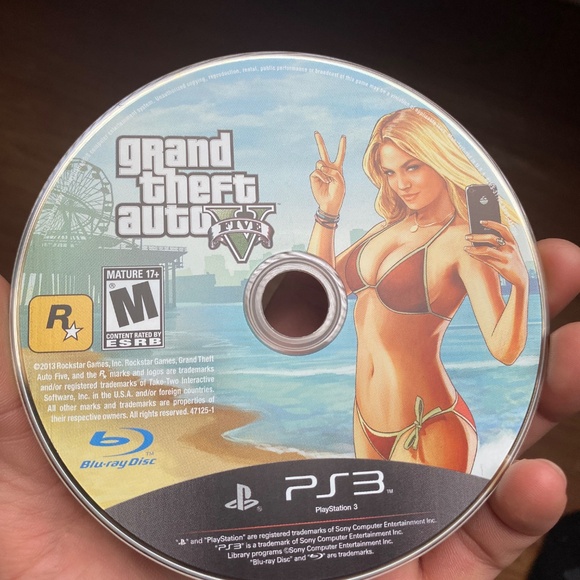 PlayStation 3 Sony Fat PS3 80GB with one game GTA 5 and controller big ps3 rare - Picture 7 of 8